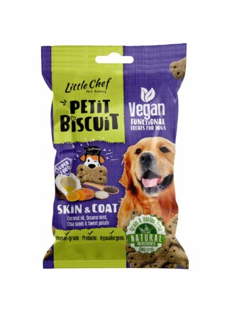 Petit Biscuit Ciastka dla psa SKIN&COAT 100g