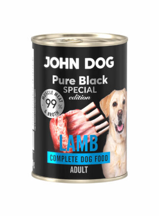 Puszka 400 g mokrej karmy dla psa Pure Black Special Edition z jagnięciny.