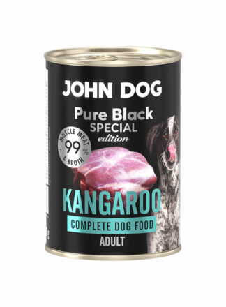 Puszka 400 g mokrej karmy dla psa Pure Black Special Edition z kangura.