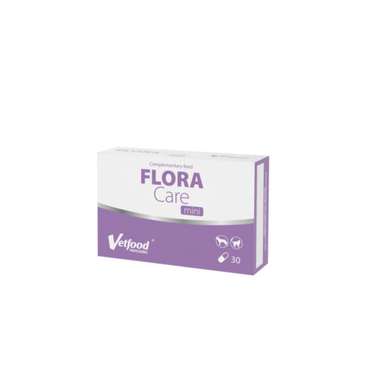 Synbiotyk dla psa i kota Flora Care mini VetFood 30 kaps.