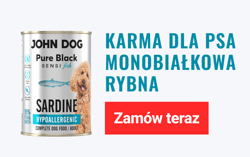 Monobiałkowa karma mokra dla psa Sardynka Pure Black Sensi Fish 