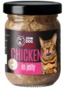 Karma mokra dla kota Kurczak Galaretka John Dog for Cats 6x100 g