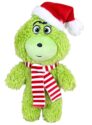 Świąteczna zabawka dla psa pluszowy Grinch w świątecznej czapce 19 cm