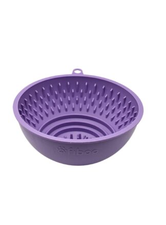 Dwustronna miska dla psa z funkcją maty do lizania 17 cm Flip Fiboowl