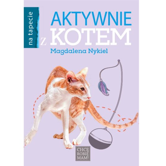 Okładka książki "Aktywnie z kotem" autorstwa Natalii Nykiel