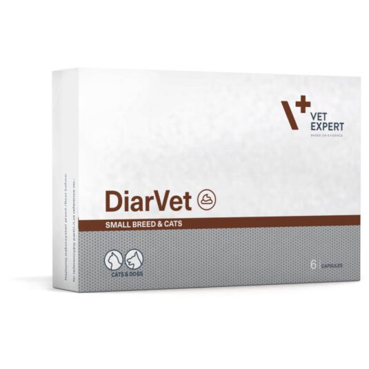 Suplement na biegunkę dla psów małych ras i kotów DiarVet VET EXPERT