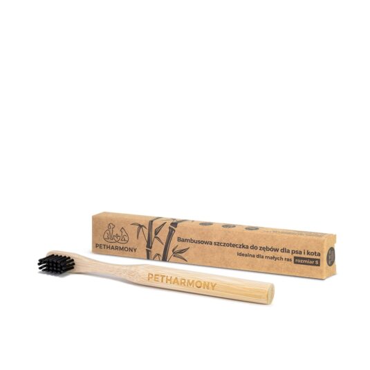 Bambusowa szczoteczka do zębów dla psa i kota Petharmony