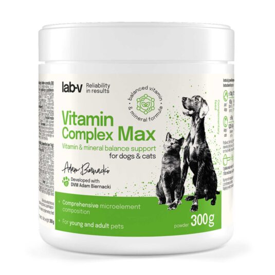 Kompleks witamin dla psów i kotów Vitamin Complex Max Lab-v 300 g