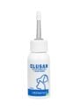 Płyn do higieny uszu dla psa i kota Micromed Vet Clusan w białej buteleczce z niebieskimi napisami, pojemność 50 ml.